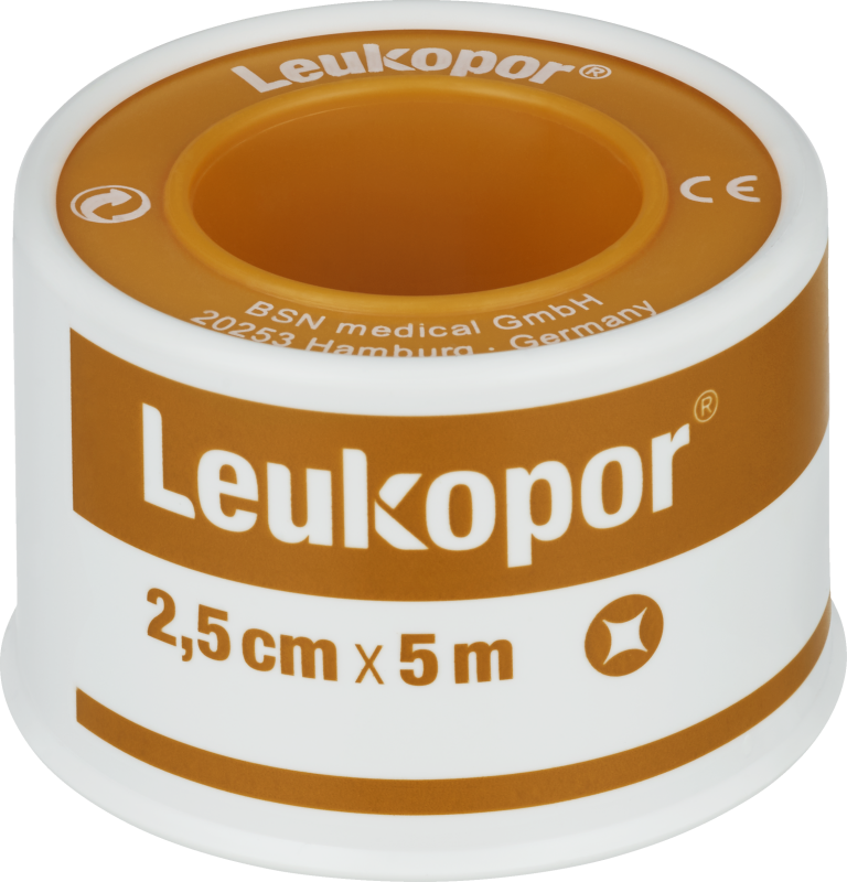 Leukopor 2,5 cm x 5 m 1 st