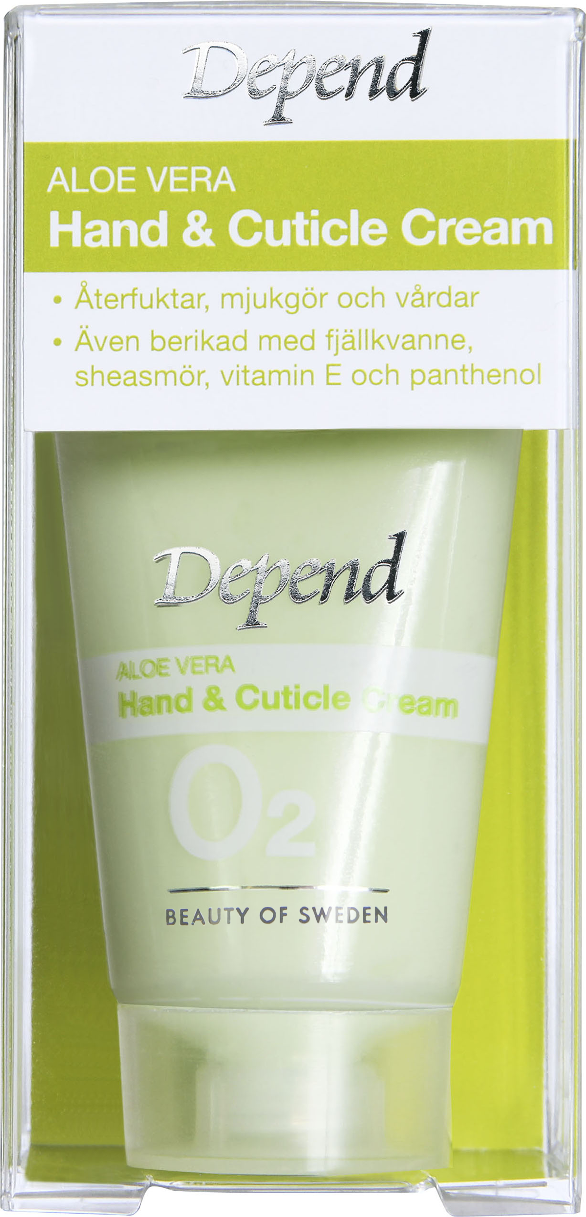 Depend O2 Aloe Vera Hand & Cuticle Cream 20 ml