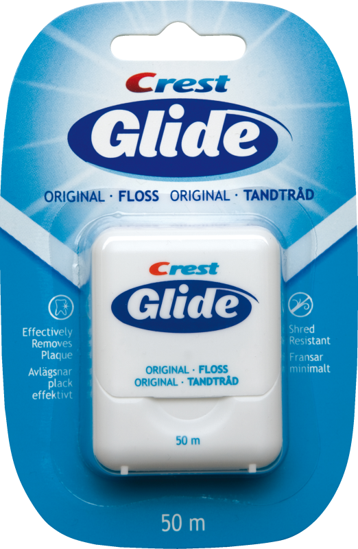 Glide Floss Flat Wax tandtråd 50 m