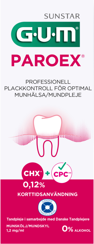 GUM Paroex munskölj 0,12% 300 ml