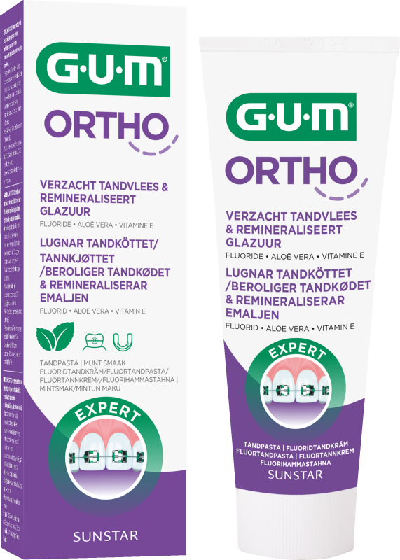 Gum ortho fluoridtandkräm 75ml