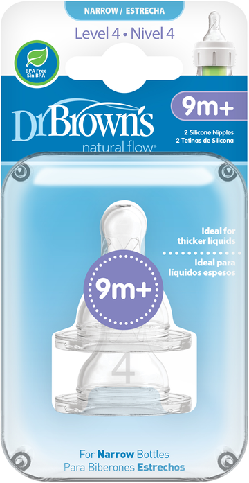 Dr.Brown nipple level 4 Silicone narrowneck