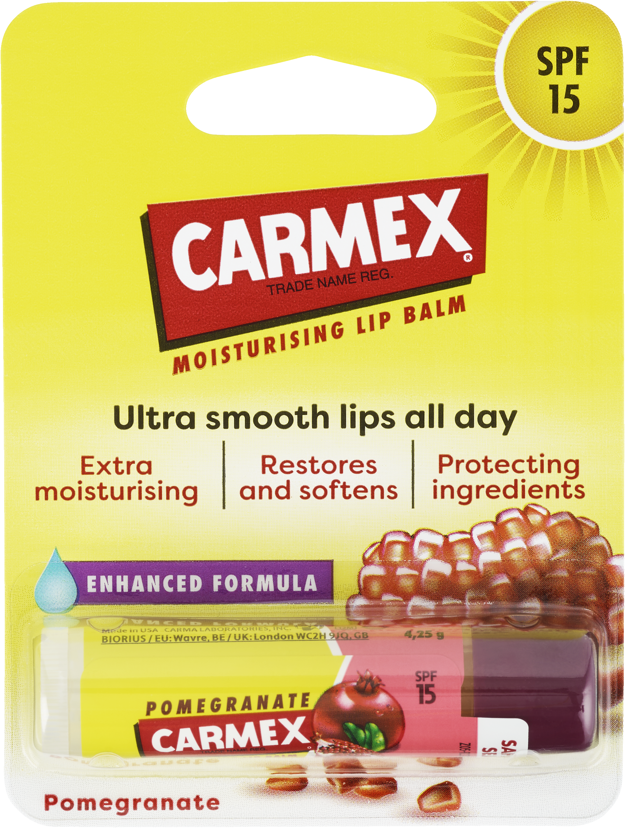 Carmex Stick Pomegranate 