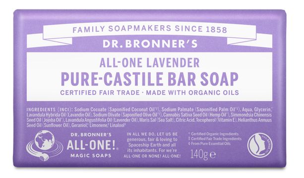 Dr.Bronner's Bar Soap Lavender