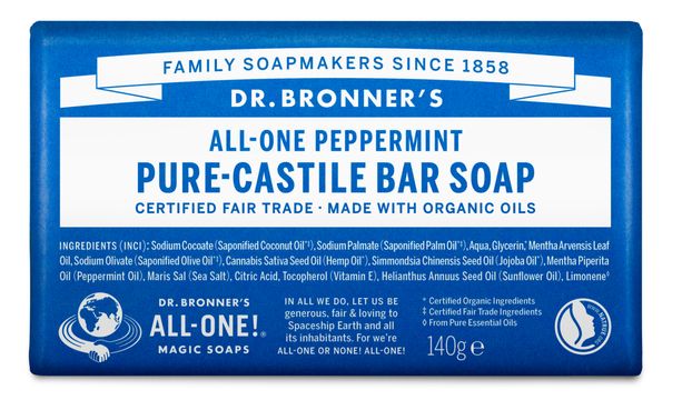 Dr.Bronner's Bar Soap Peppermint