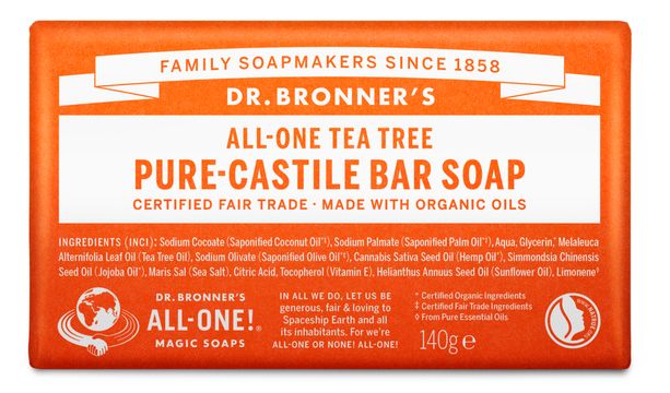 Dr.Bronner's Bar Soap Tea Tree