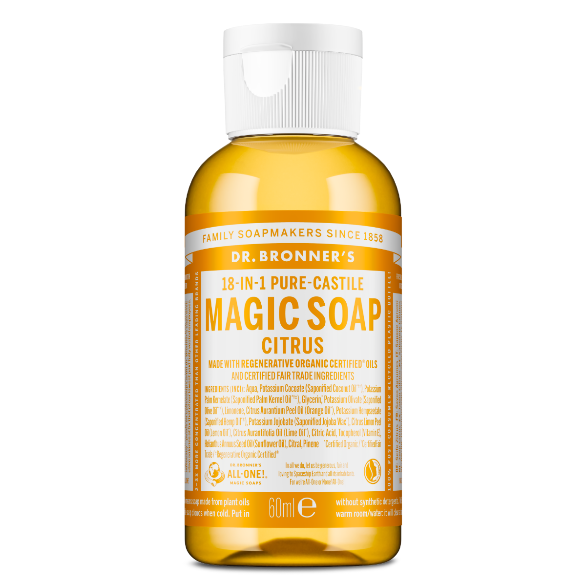 Dr. Bronner's All-One Magic Soap Citrus-Orange