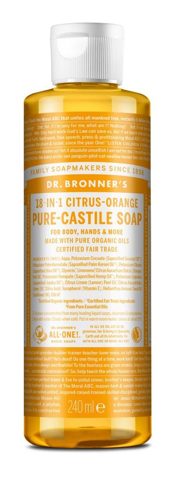 Dr.Bronner's Pure Castile Liquid Soap Citrus-Orange
