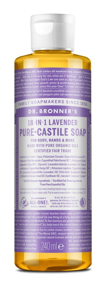 Dr.Bronner's Pure Castile Liquid Soap Lavender