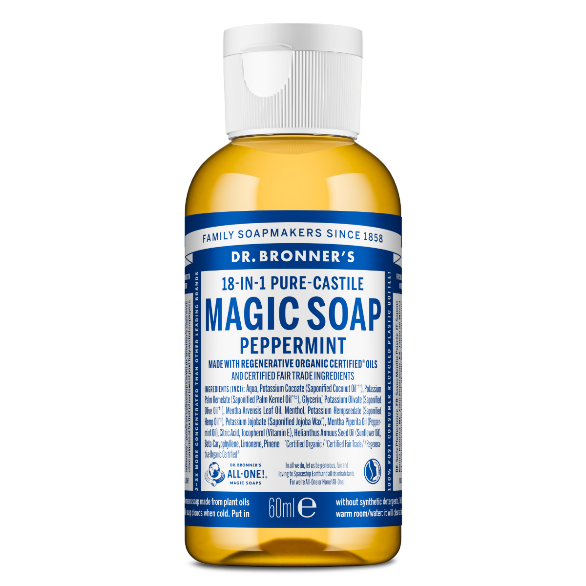Dr. Bronner's All-One Magic Soap Peppermint 