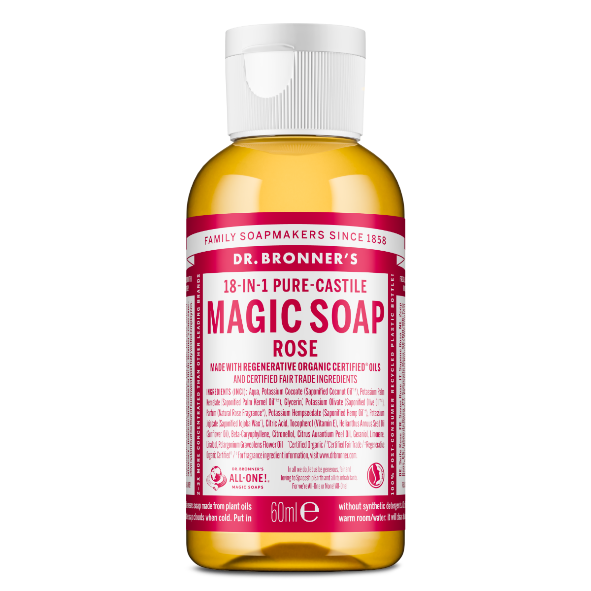 Dr. Bronner's All-One Magic Soap Rose 