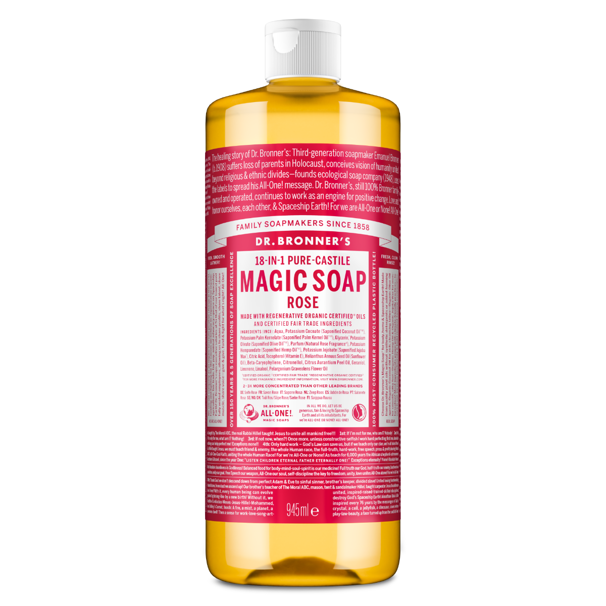 Dr. Bronner's All-One Magic Soap Rose 