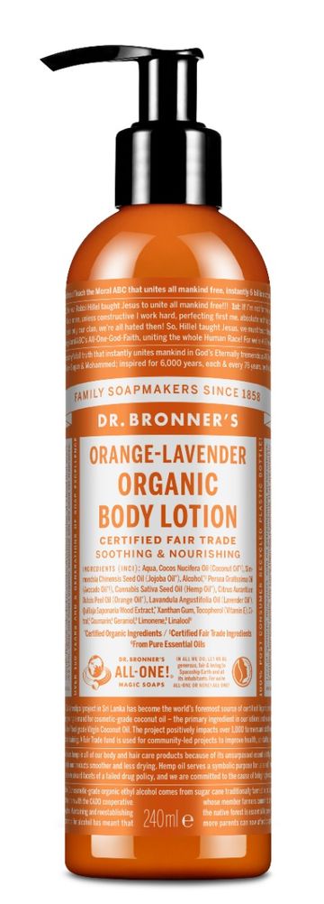 Dr.Bronner's Organic Bodylotion Orange-Lavender