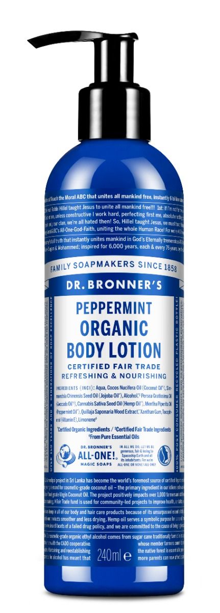 Dr.Bronner's Organic Bodylotion Peppermint 240 ml