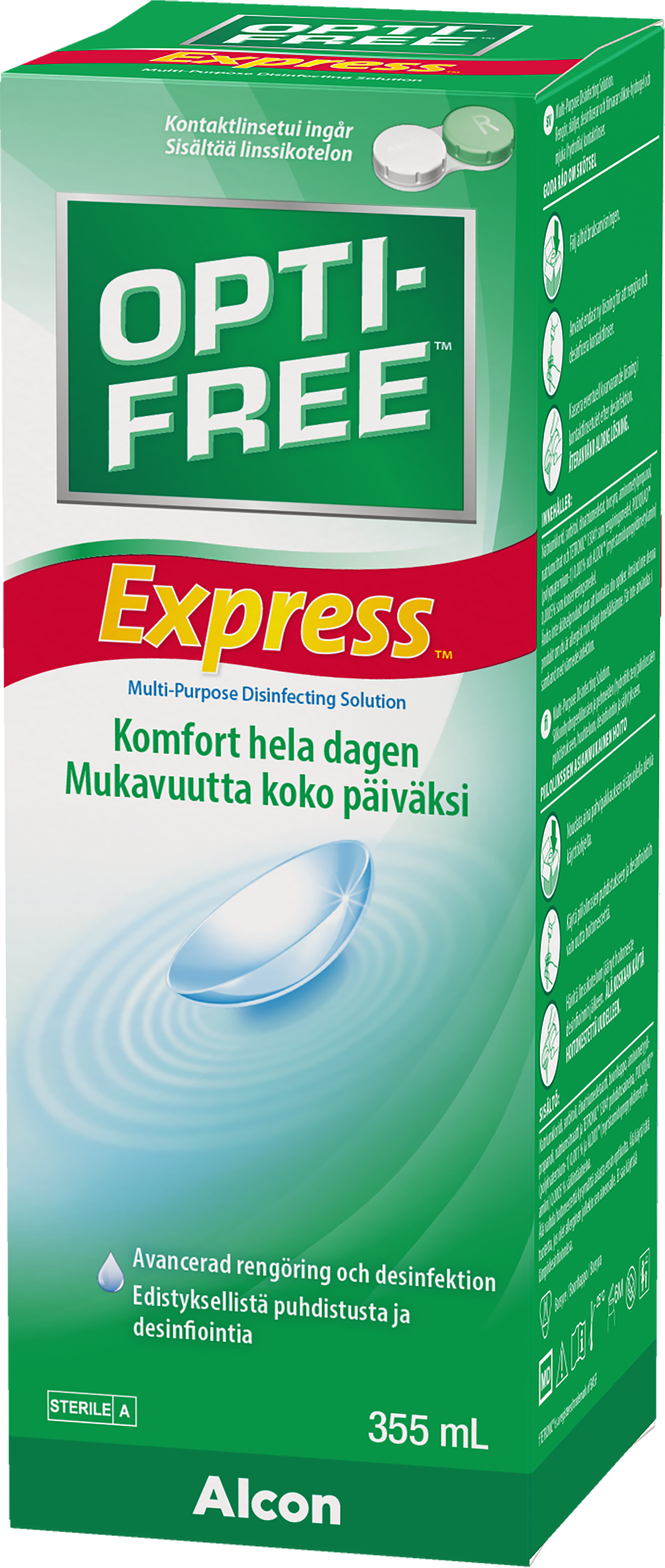 Opti-Free Express med etui 355 ml