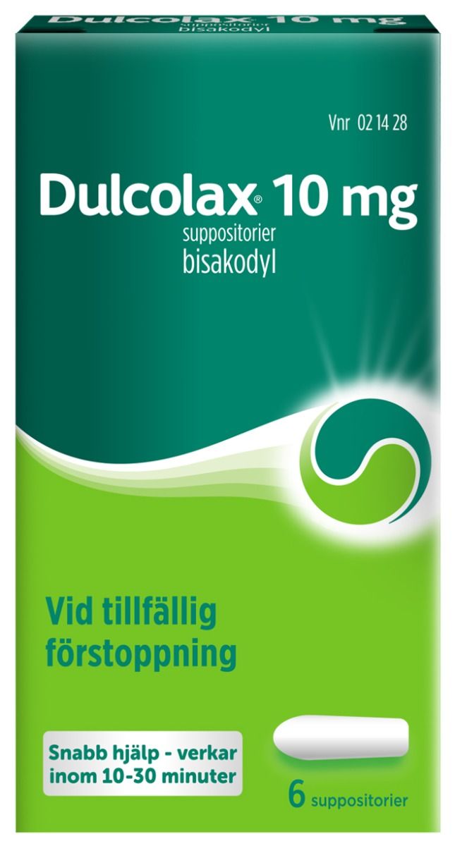 Dulcolax, suppositorium 10 mg STADA Nordic ApS
