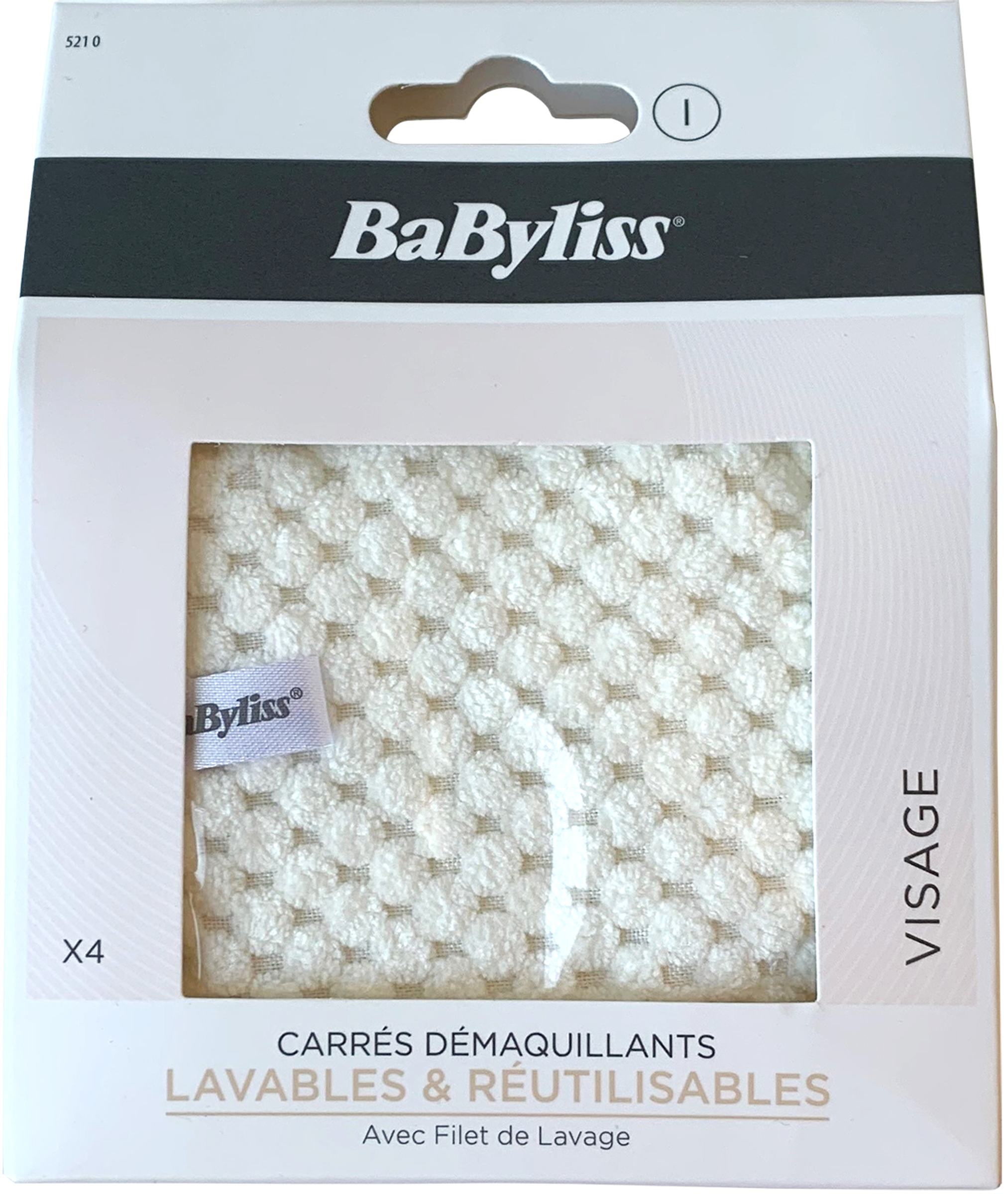 BaByliss Make Up Remover Pads Tvättbara 4 st