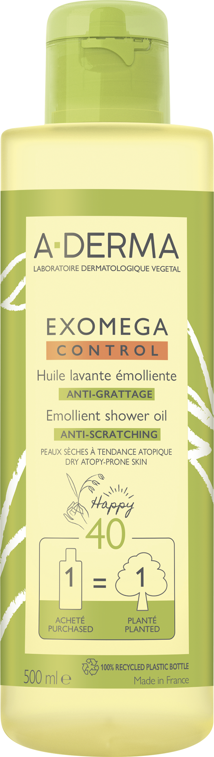 A-Derma Exomega Control Shower Oil 500 ml