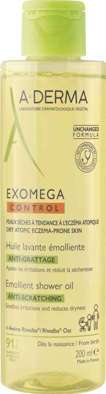 A-Derma Exomega control shower oil