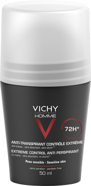 Vichy Homme Antiperspirant Deo Roll-On 72h