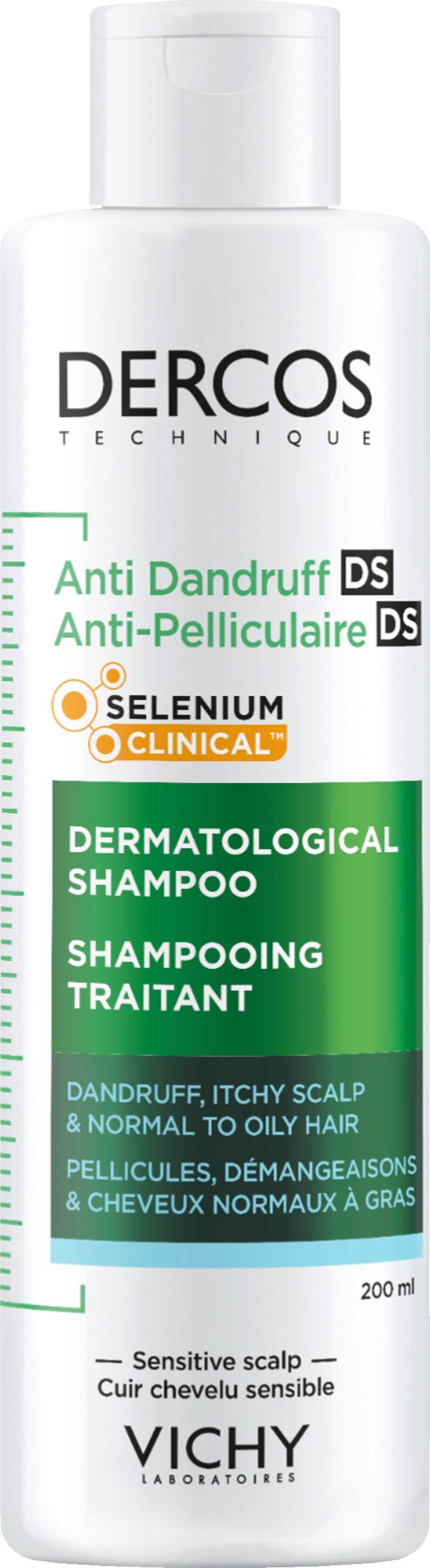 Vichy Dercos technique anti-dandruff shampoo for normal and oily hair 200 ml