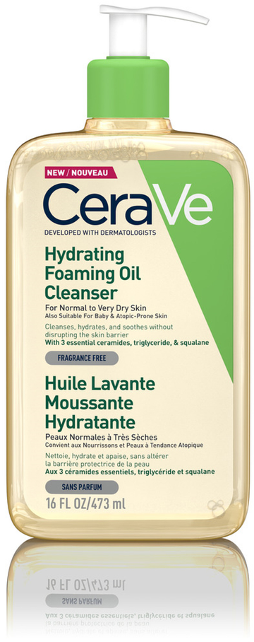 CeraVe Hydrating foaming oil cleanser