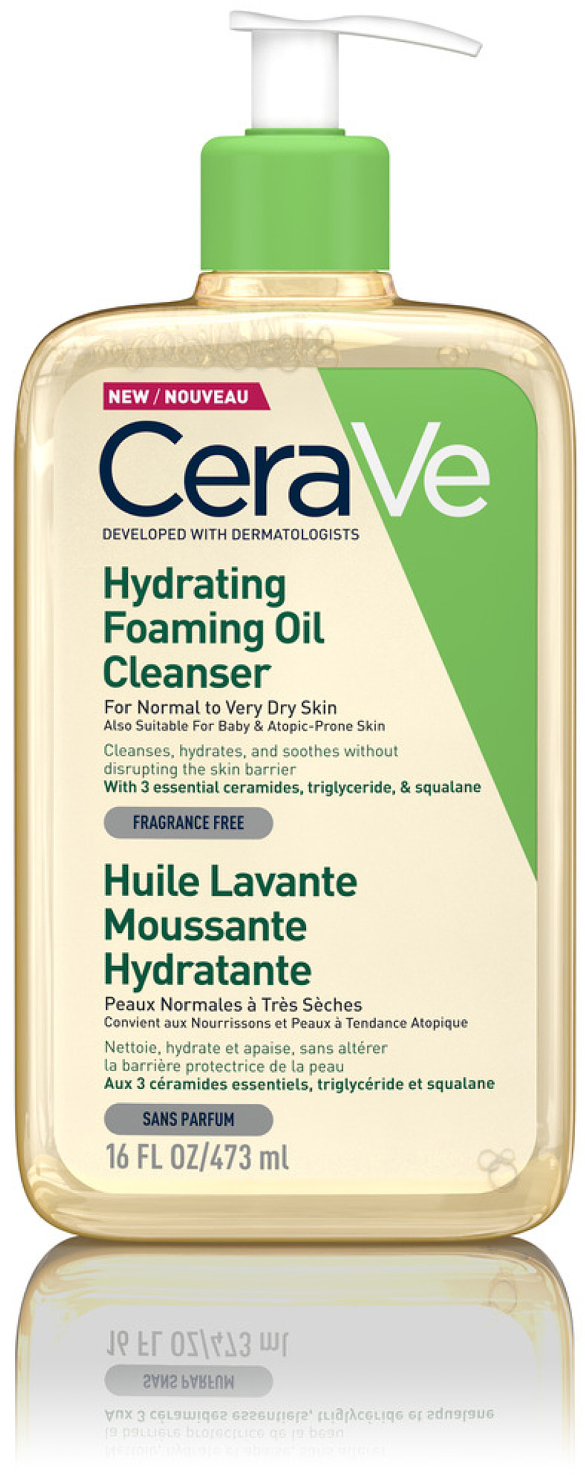 CeraVe Hydrating foaming oil cleanser 473 ml