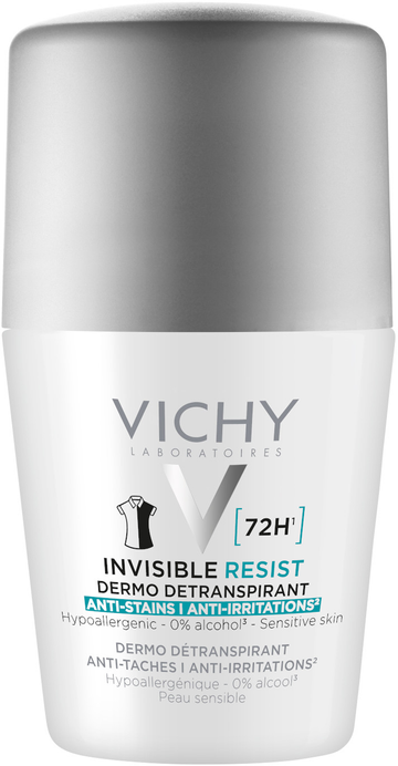 Vichy Invisible protect deo 72h anti-stain roll-on 