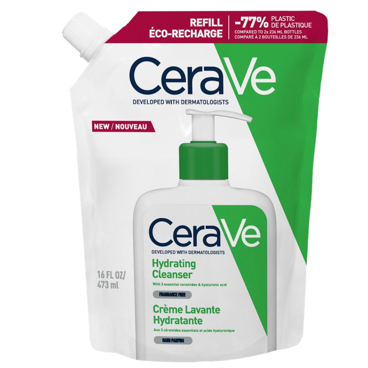 CeraVe Hydrating Cleanser, REFILL 473 ml