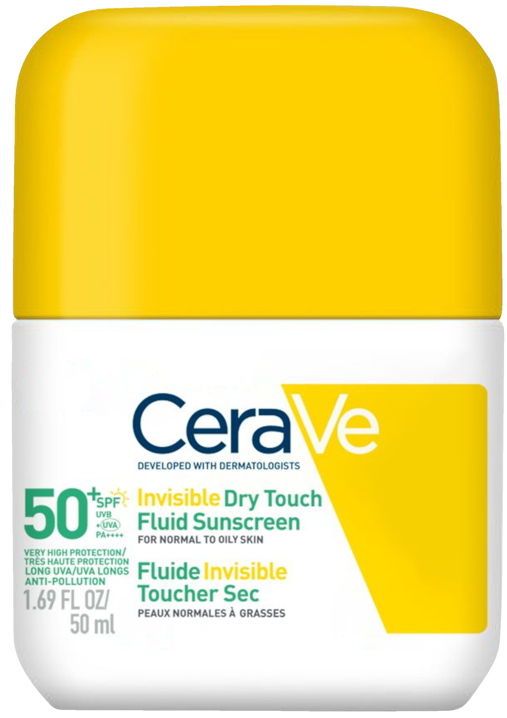 CeraVe Invisible Dry Touch Fluid Sunscreen Face SPF50