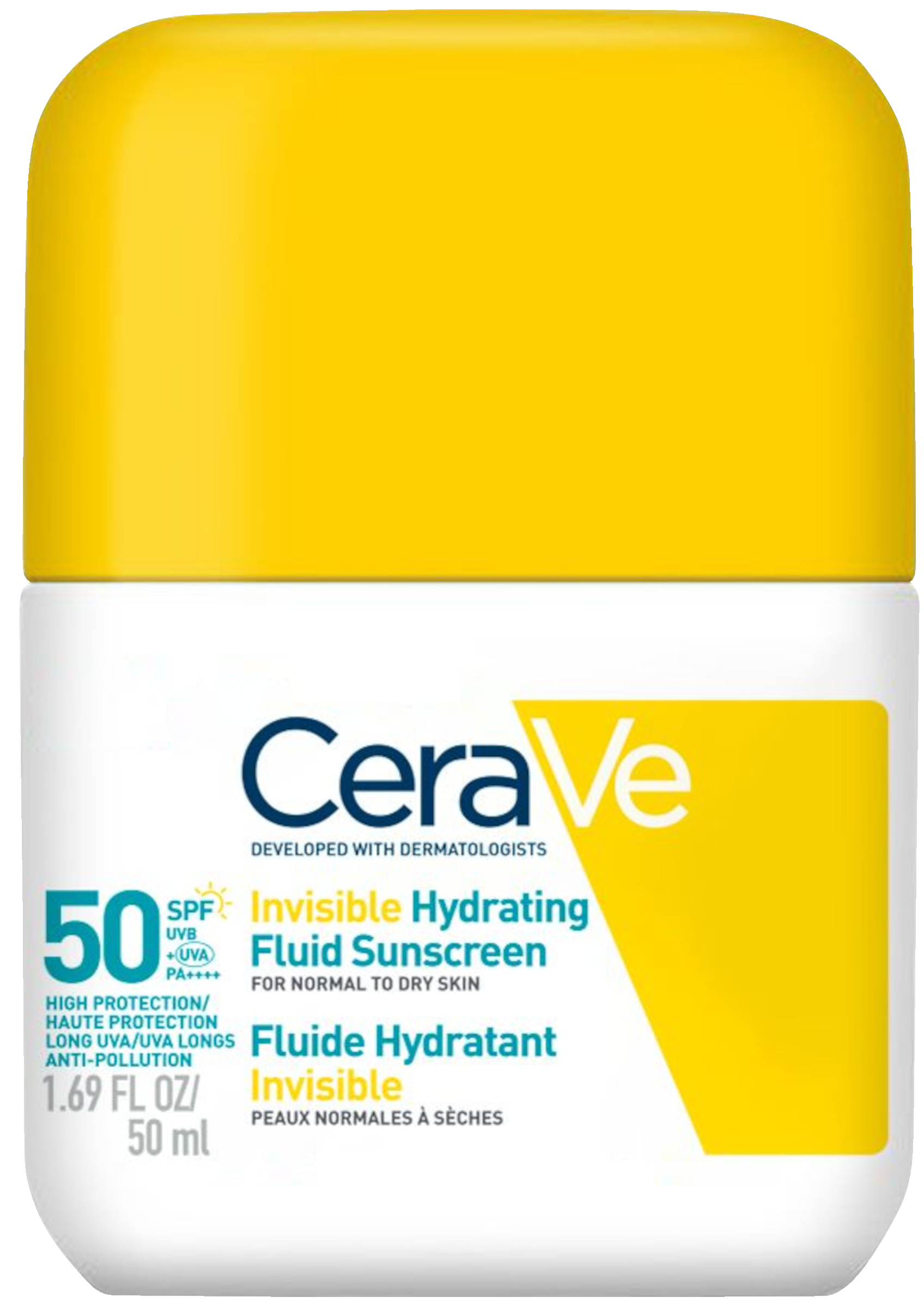 CeraVe Invisible Hydrating Fluid Sunscreen Face SPF50