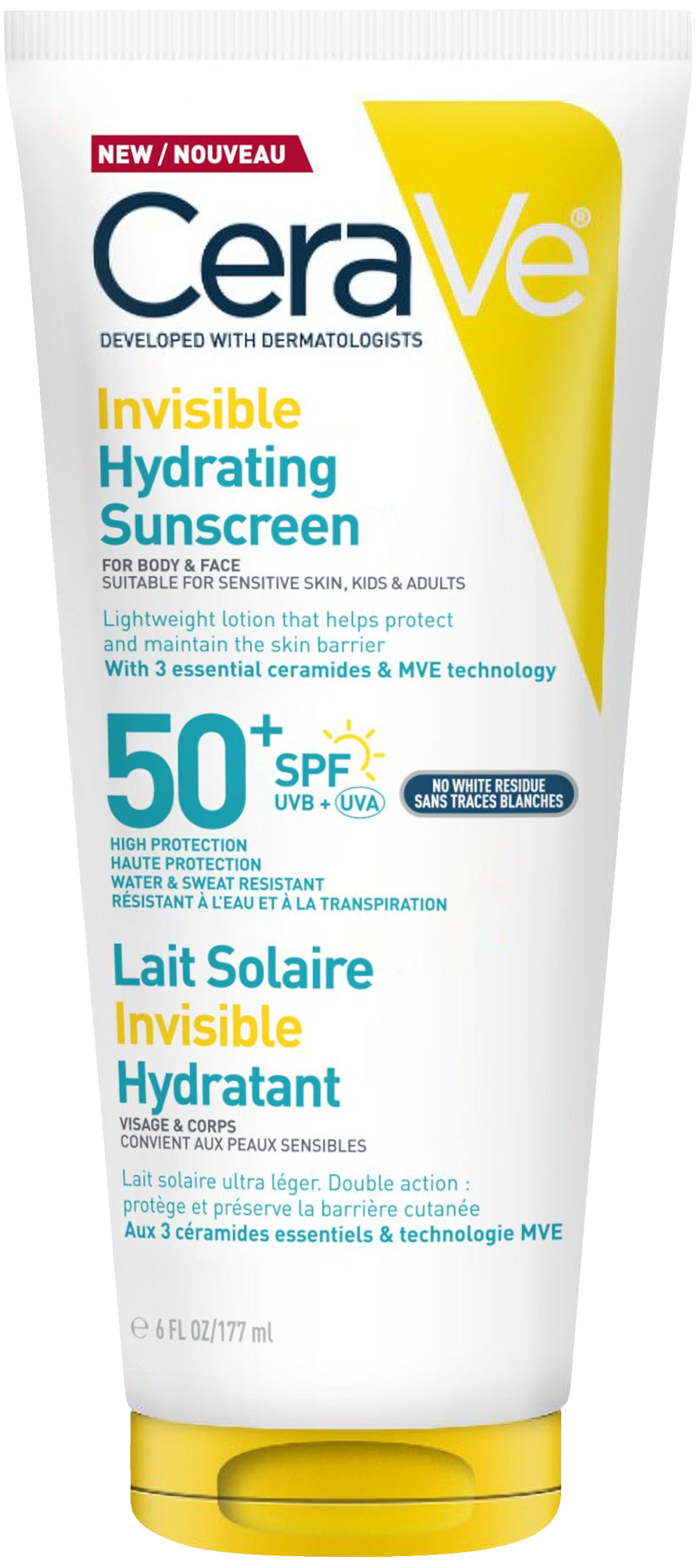 CeraVe Invisible Hydrating Sunscreen SPF50+