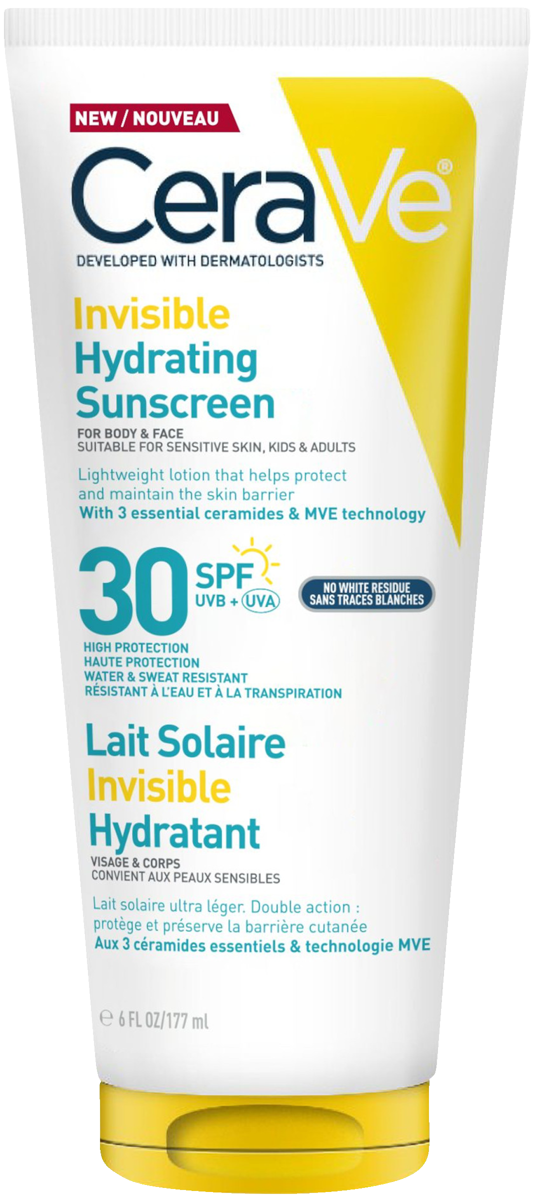 CeraVe Invisible Hydrating Sunscreen SPF30 