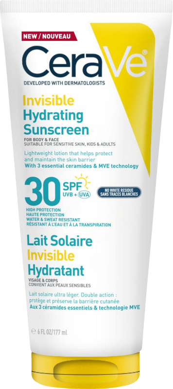 CeraVe Invisible Hydrating Sunscreen SPF30