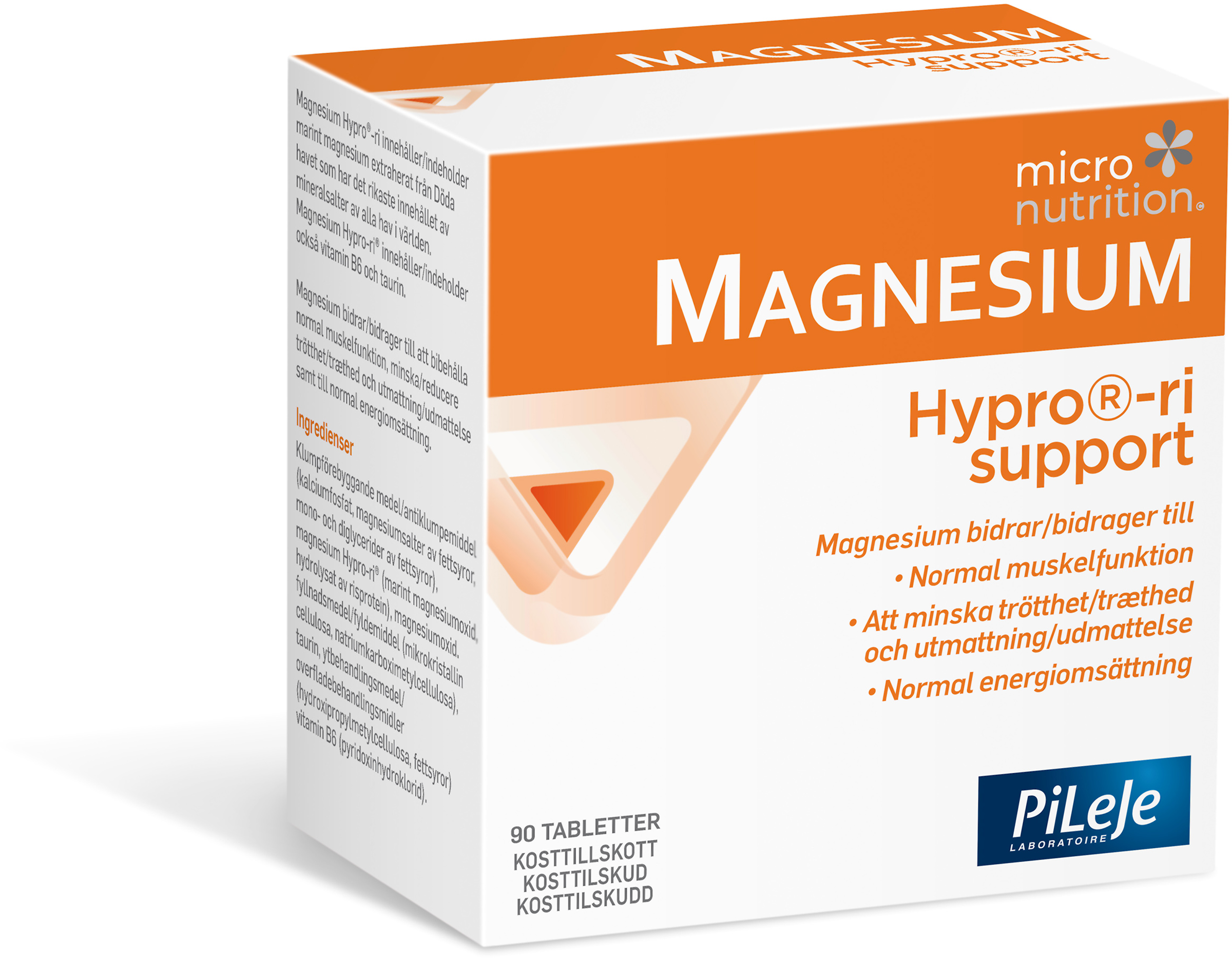 Micronutrition Magnesium Hypro-ri support 90 st
