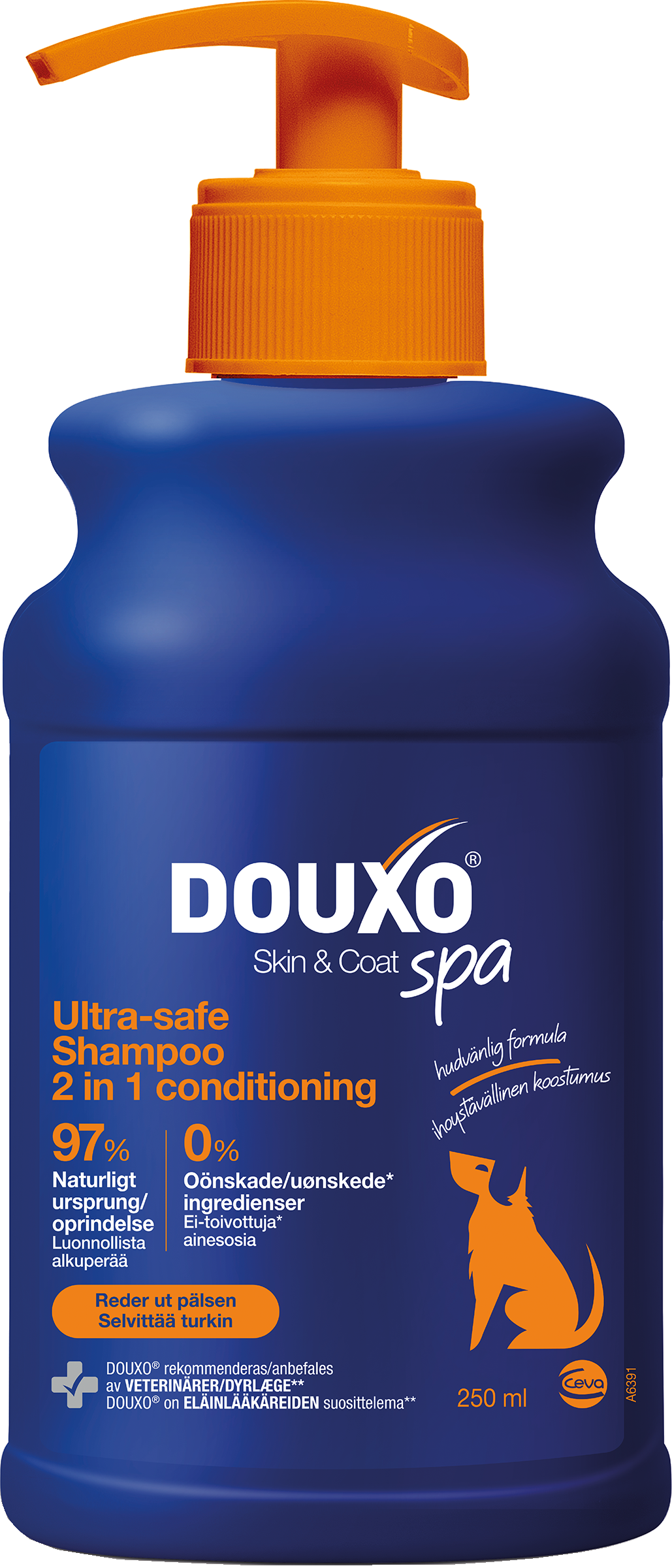 DOUXO Skin & Coat SPA Ultra-Safe 2-in-1 schampo & balsam 