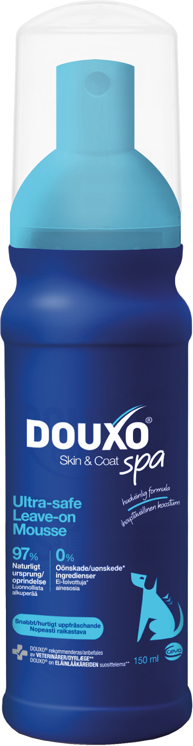 DOUXO Skin & Coat SPA Ultra-Safe Quick Refresh Leave-On mousse 
