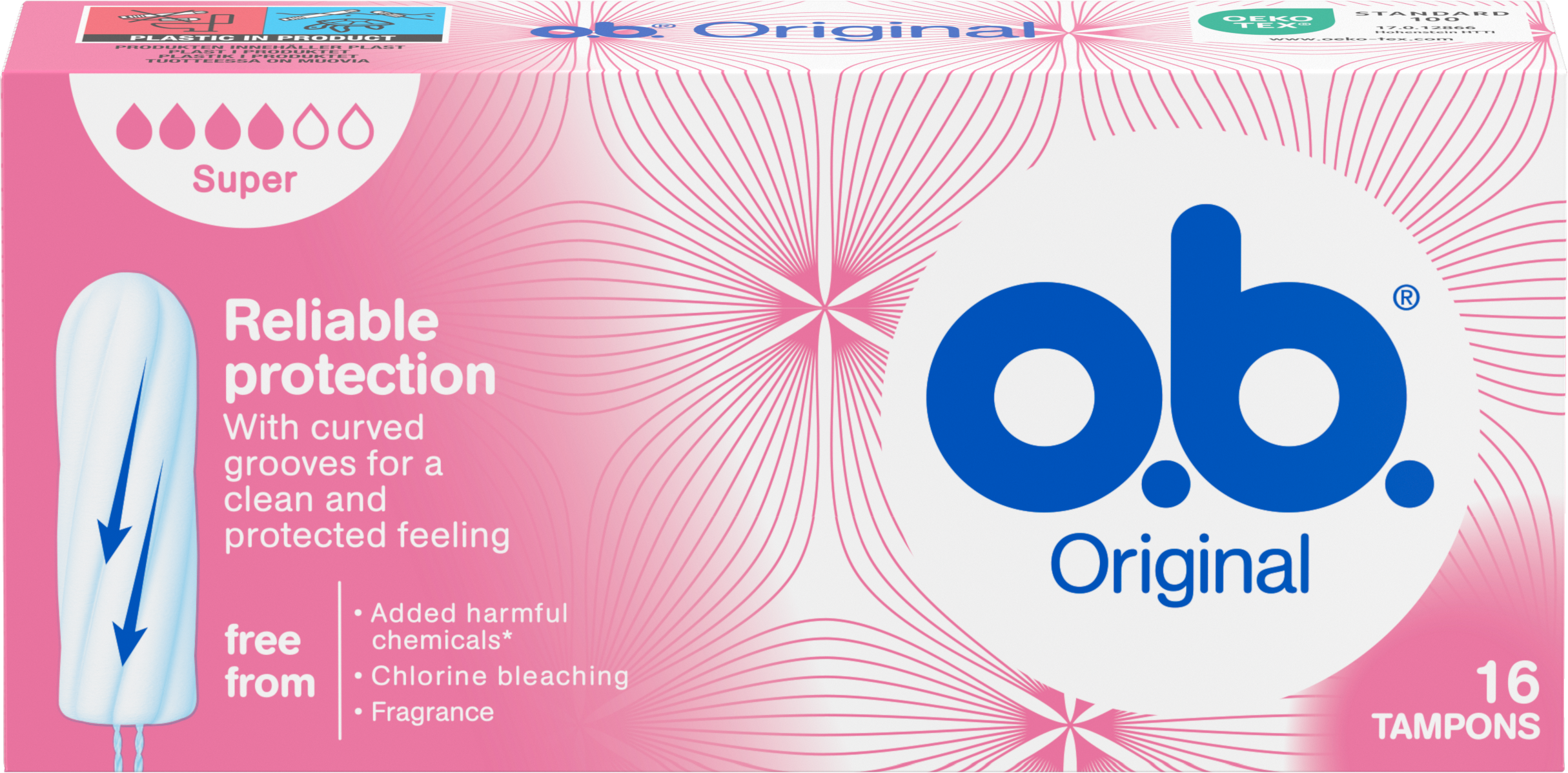 OB Pro Comfort Super Tampong 16 st