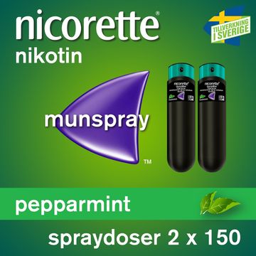 Nicorette Pepparmint, munhålespray, lösning 1 mg/spray