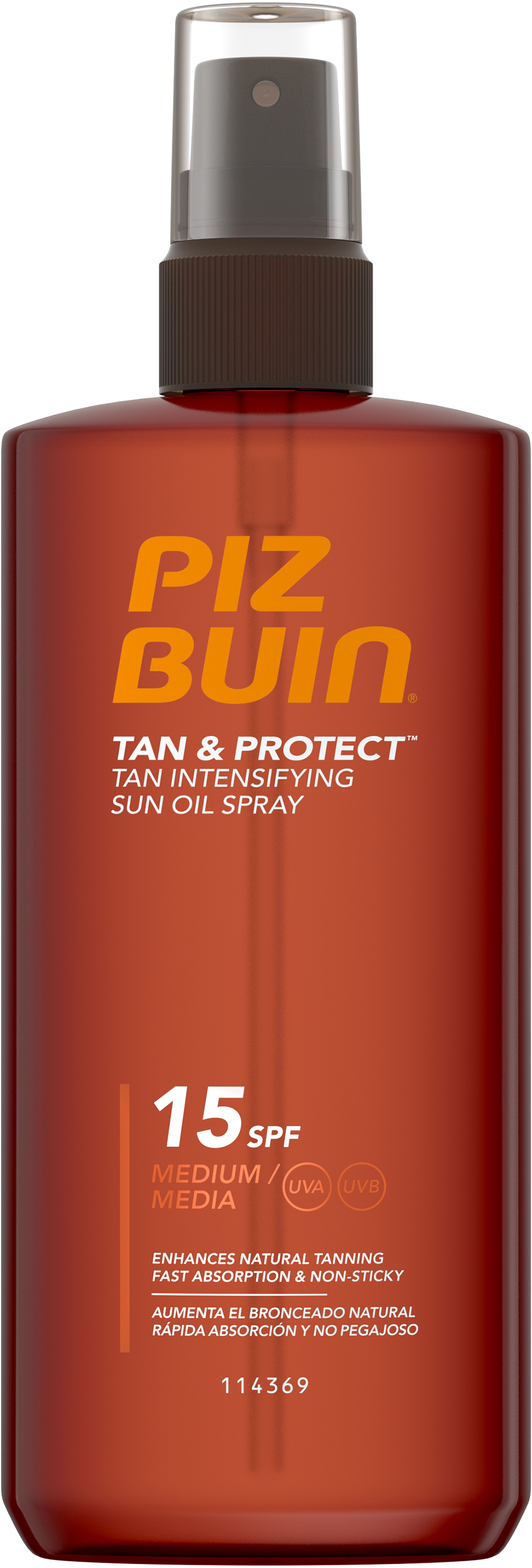 Piz buin tan & protect accelerating oil spray SPF 15 150 ml