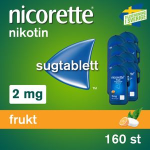 Nicorette Frukt, komprimerad sugtablett 2 mg