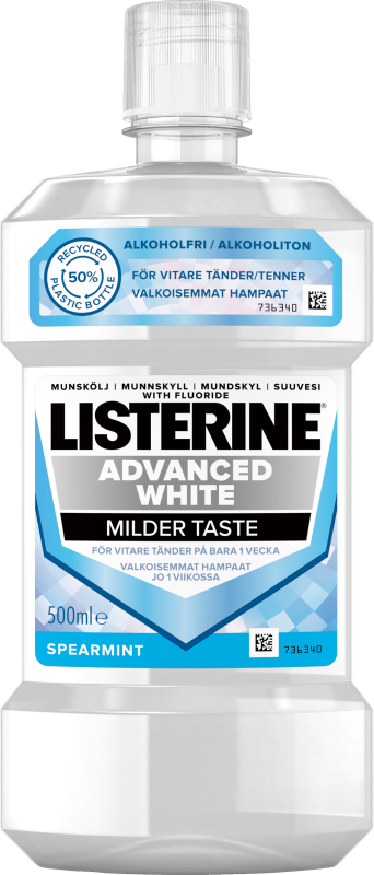 Listerine Advanced White milder taste 500 ml