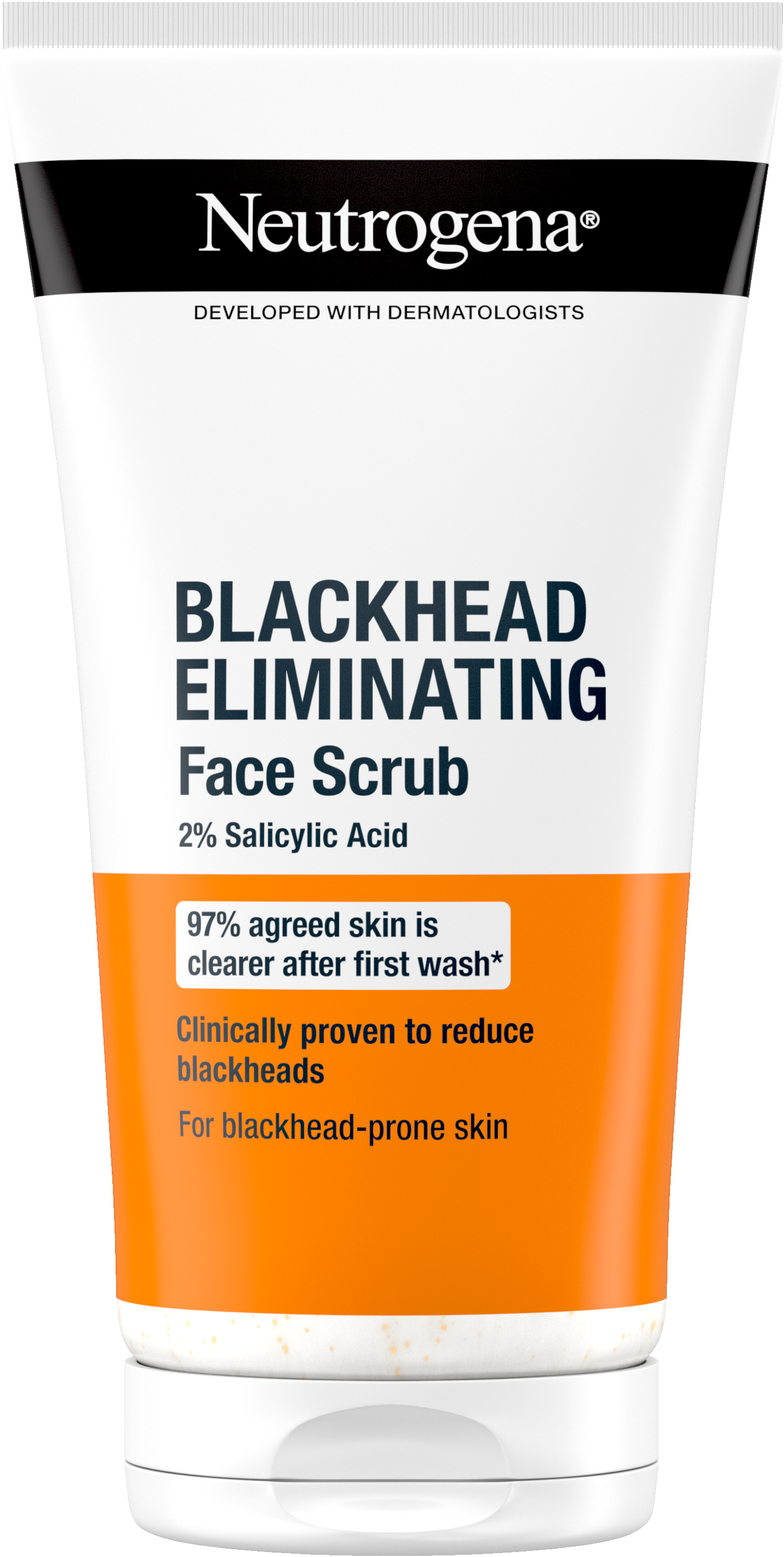 Neutrogena Blackhead Eliminating Facial Scrub 150 ml | Skönhet och hälsa - Personlig vård - Kosmetika - Hudvård | Apoteka