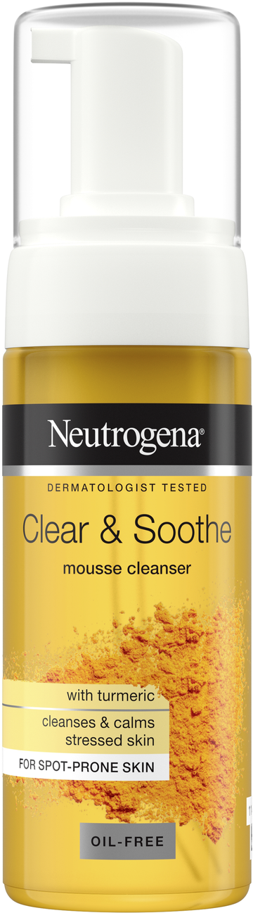 Neutrogena Clear & Soothe Mousse cleanser