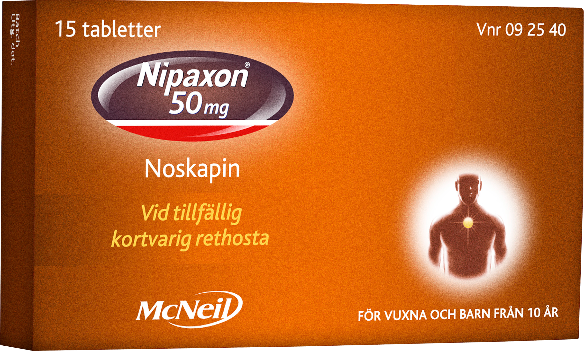 Nipaxon, tablett 50 mg