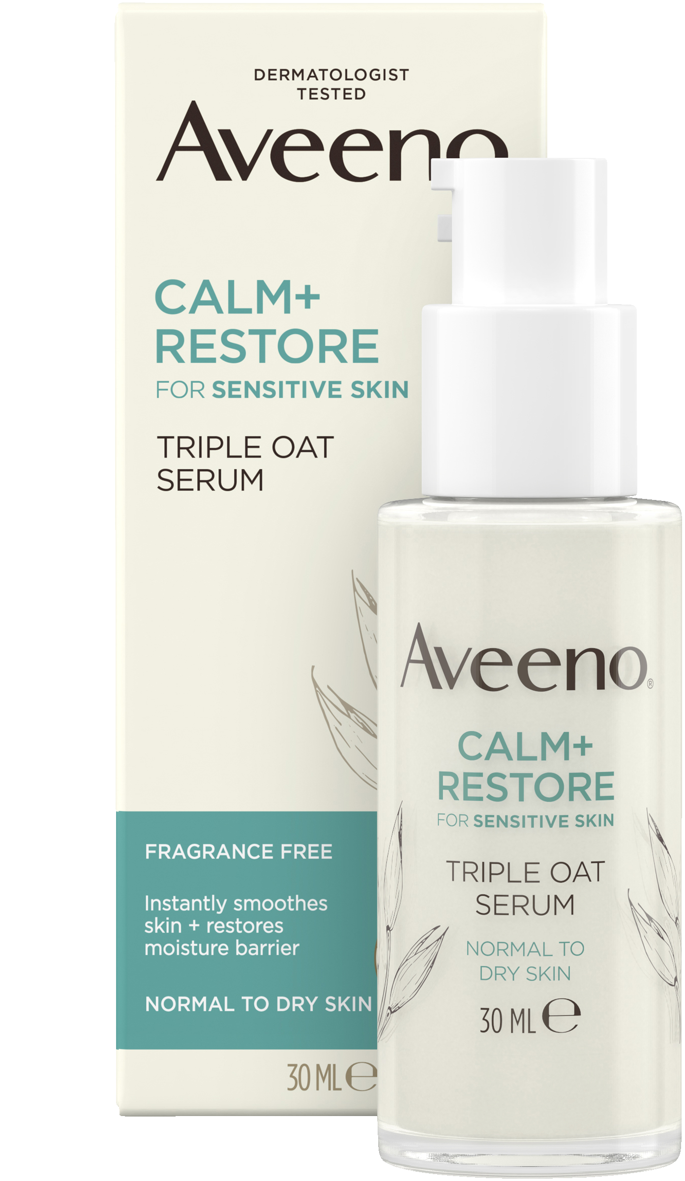 Aveeno CALM+RESTORE Triple Oat Serum 30ml | Skönhet och hälsa - Personlig vård - Kosmetika - Hudvård | Apoteka