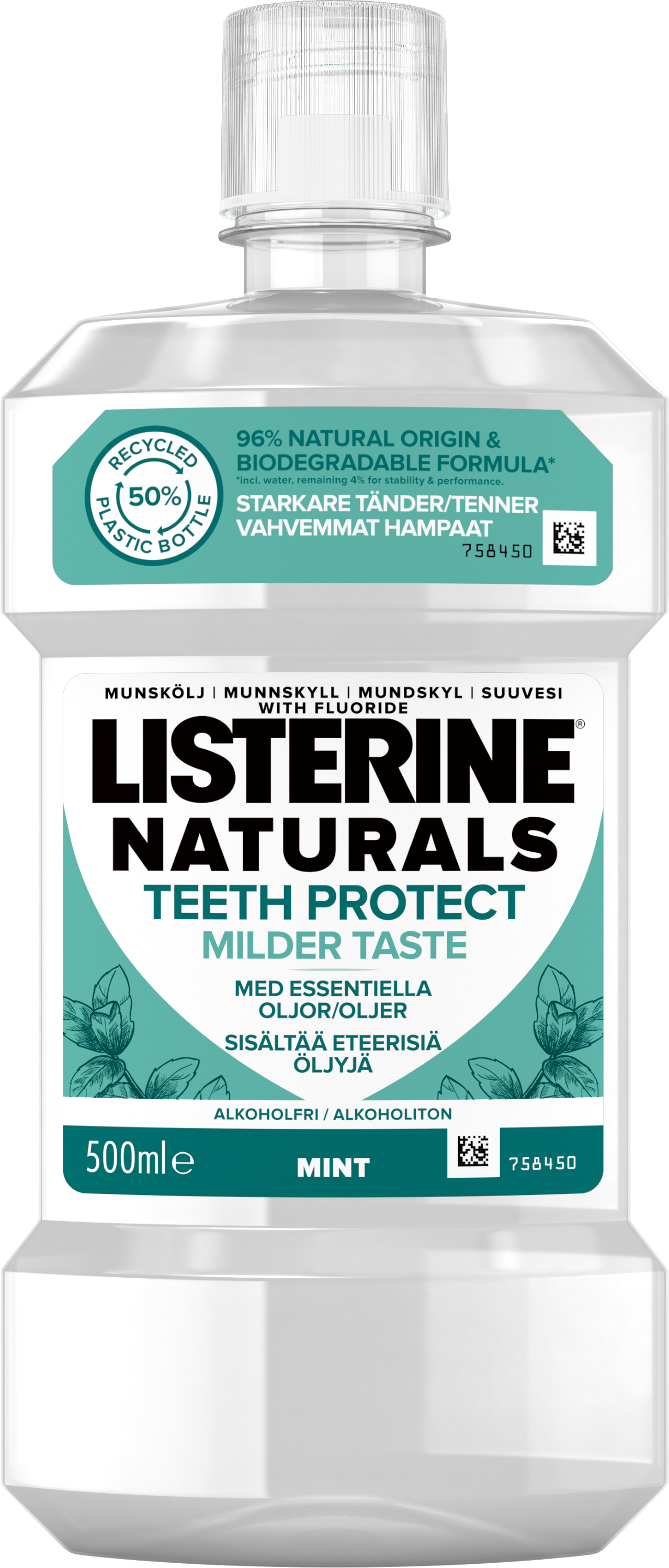 Helen of Troy Listerine Naturals Teeth Protect 500 ml