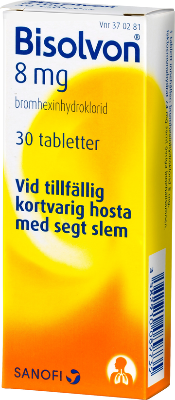 Bisolvon, tablett 8 mg