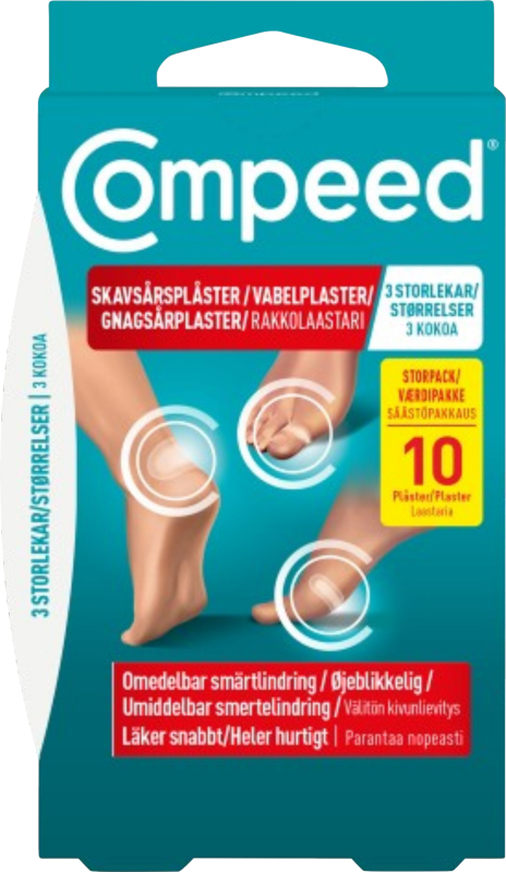 Compeed Skavsårsplåster Mix 10 St
