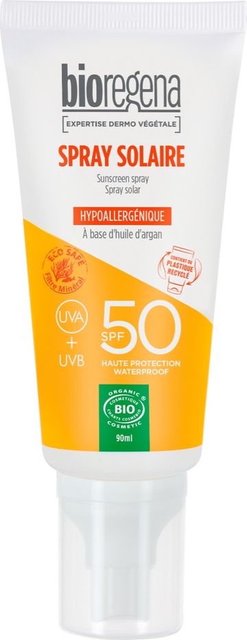 Bioregena sunscreen cream spray SPF 50 Face and body